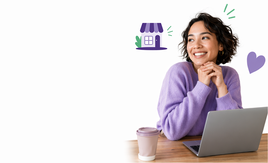 NDIS provider working on a laptop